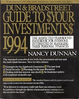 Title: Dun Bradstreet Guide to your Investments