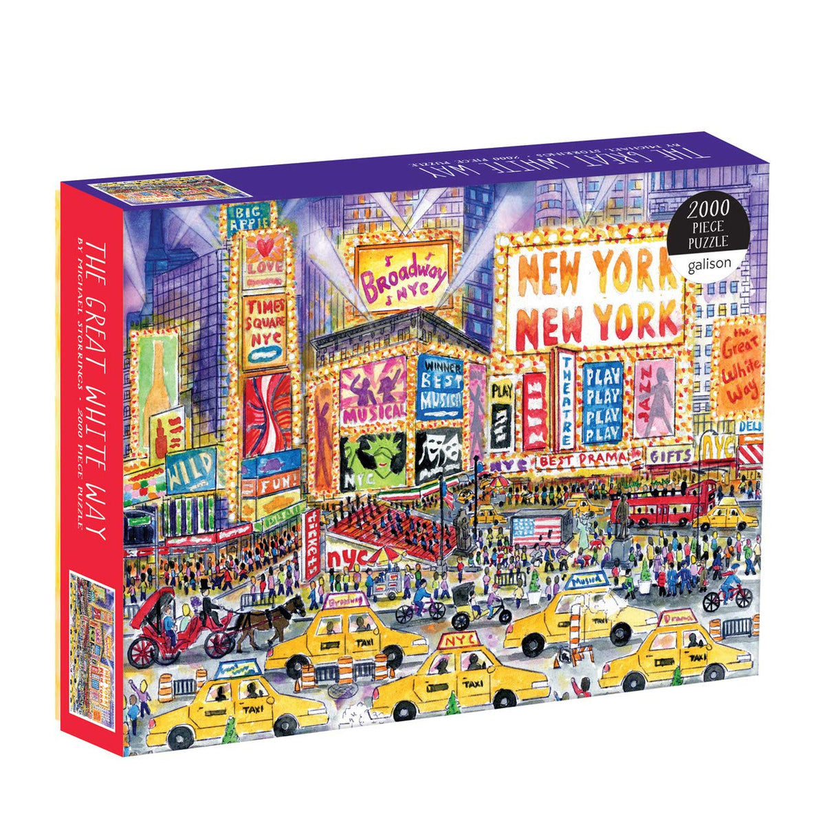 Michael Storrings The Great White Way 2000 Piece Puzzle (Michael Storrings Great White Way) Game