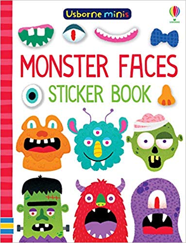 Monster Faces Sticker Book