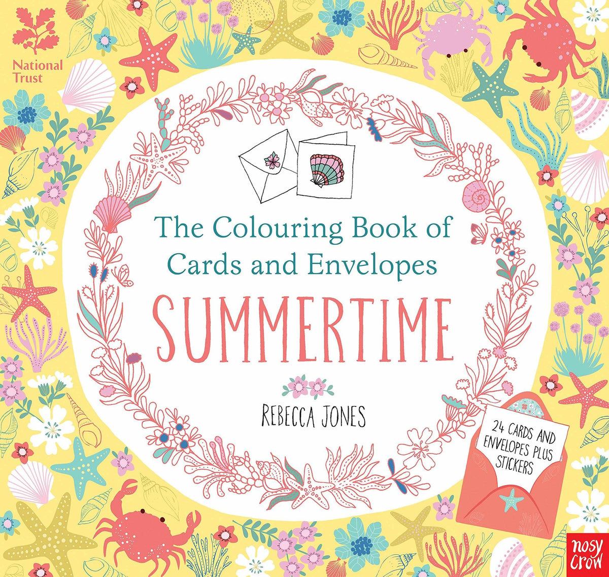 National Trust: The Colouring Book of Cards and Envelopes - Summertime