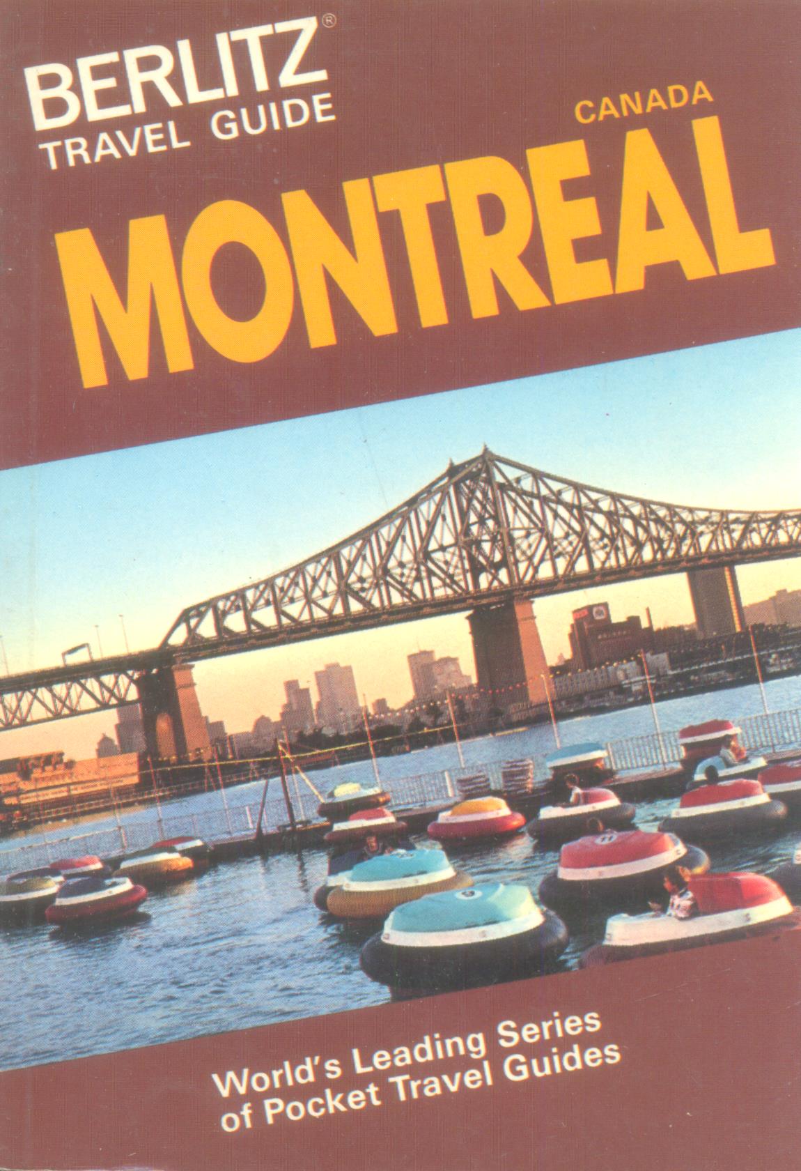 Berlitz Travel Guide Montreal CANADA World's Leading Series Of Pocket Travel guides