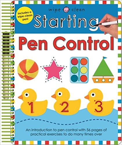 Starting Pen Control: Wipe Clean Spirals - Paperback
