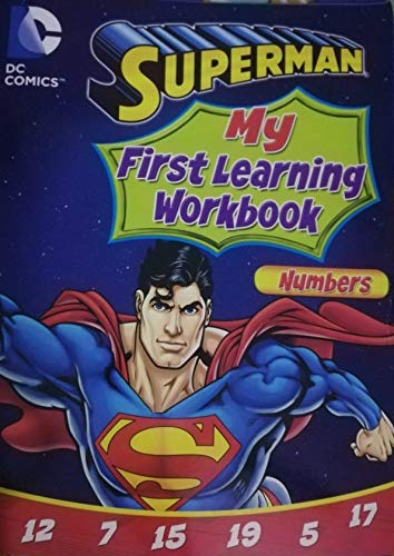 Superman My First Learning Work Book Numbers