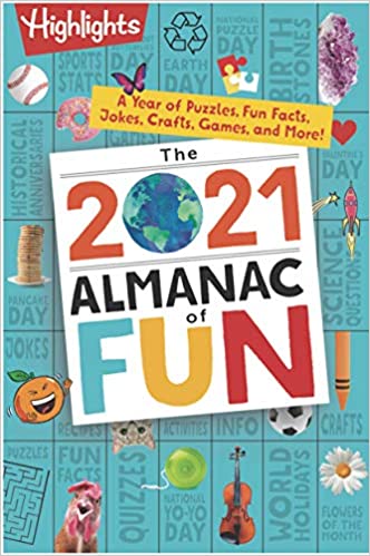 The 2021 Almanac of Fun: A Year of Puzzles, Fun Facts, Jokes, Crafts, Games, and More - Paperback