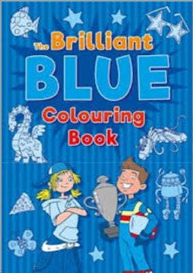 The Brilliant Blue Colouring Book