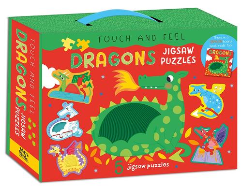 Touch and Feel Dragon Jigsaw Puzzle Boxset