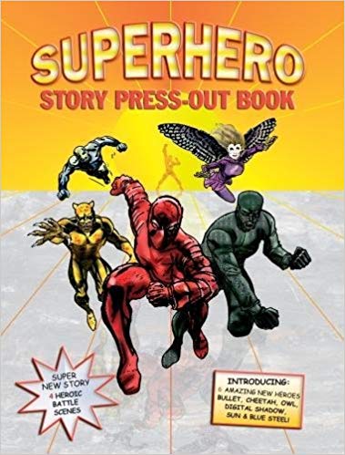 Superhero Story Press-out Book