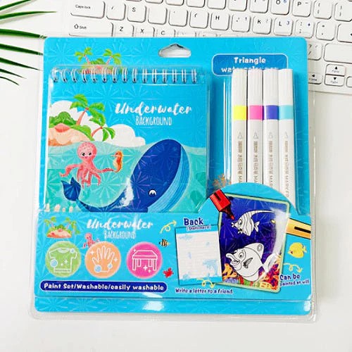 WaterColour Book 6 PCS Market Set 8818