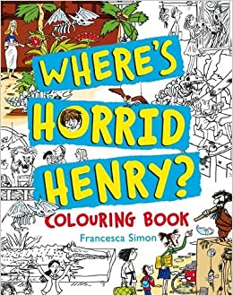 Where's Horrid Henry Colouring Book - Paperback