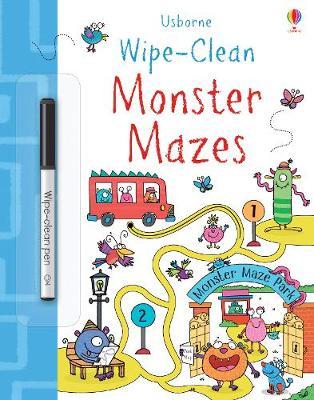 Wipe-Clean Monster Mazes  - (PB)