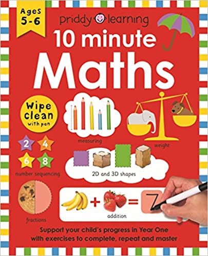 Wipe Clean Workbook 10 Minute Maths  - Paperback