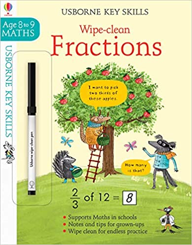 Wipe-clean Fractions 8-9 (Wipe-Clean Key Skills) Paperback