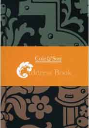 Coles Address Book  Classix Cole and Son Stationery