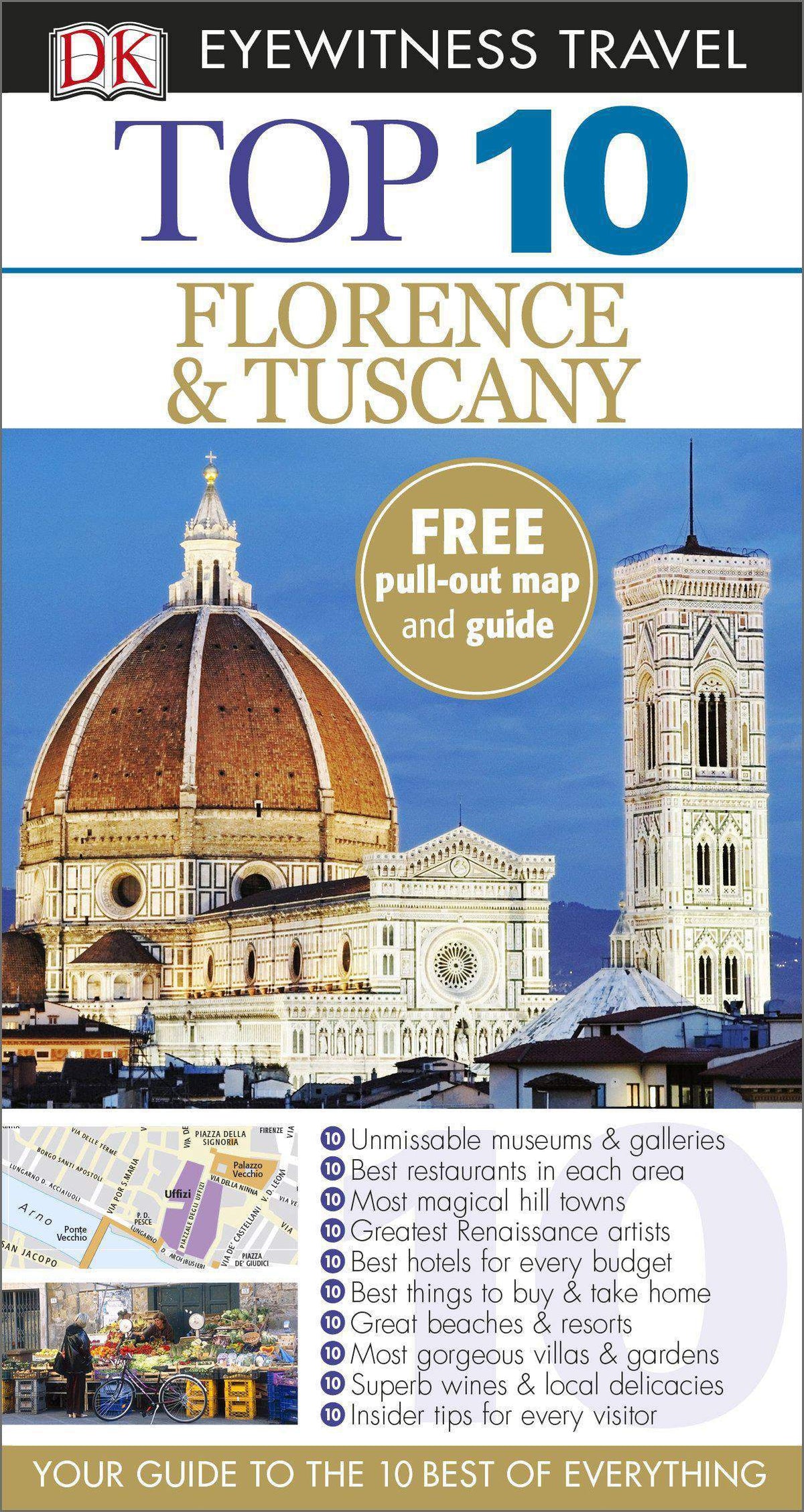 DK Eyewitness Top 10 Travel Guide Florence and Tuscany