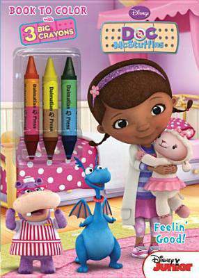 Doc McStuffins Feelin Good Fat Crayon Book to Color