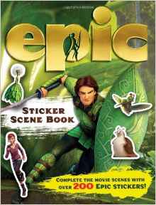 Epic Sticker Scene Book Epic Film Tie in Spiralbound