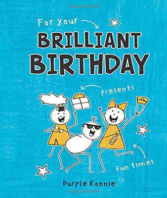 For Your Brilliant Birthday Purple Ronnie