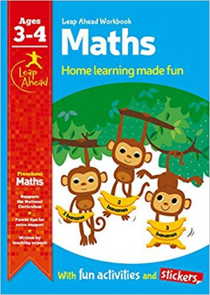 Leap Ahead Workbook: Math Age 3-4