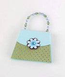 HANDBAG NOTES BLUE and GREEN