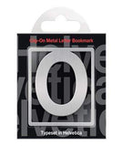 Helvetica Clip-On Letter Bookmark