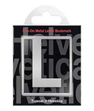 Helvetica Clip-On Letter Bookmark - L