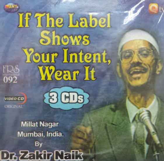 If the Label Shows Your Intent Wear It  3 CDs -