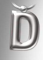 Initial Keyring Letter D