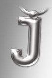 Initial Keyring Letter J