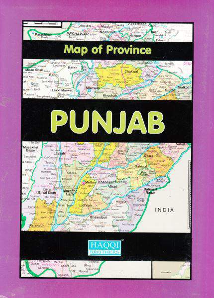 Map of Punjab Province