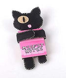 Misfit Notes - Cat: Cat in Soft Felt with Note Block