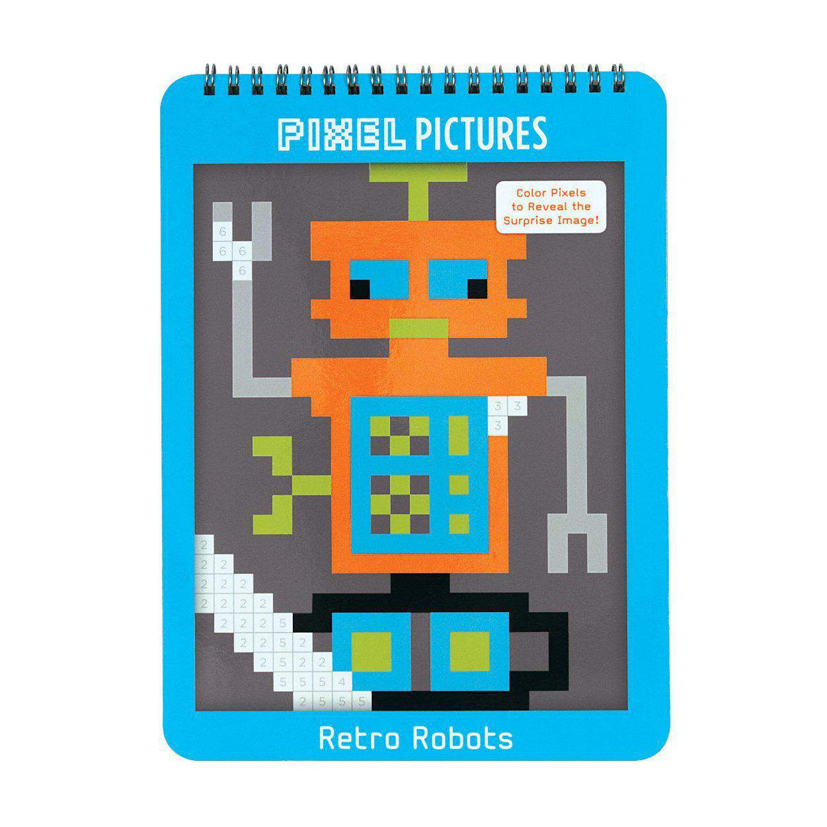 Mudpuppy Retro Robots Pixel Pictures