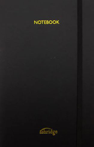 Ashridge Black A5 Rainbow Notebook