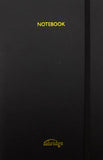 Ashridge Black A5 Rainbow Notebook