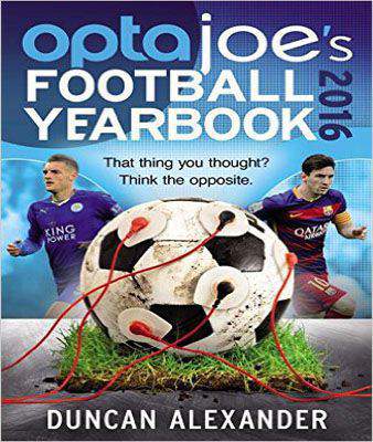 OptaJoe's Football Yearbook 2016: That thing you thought? Think the opposite ;