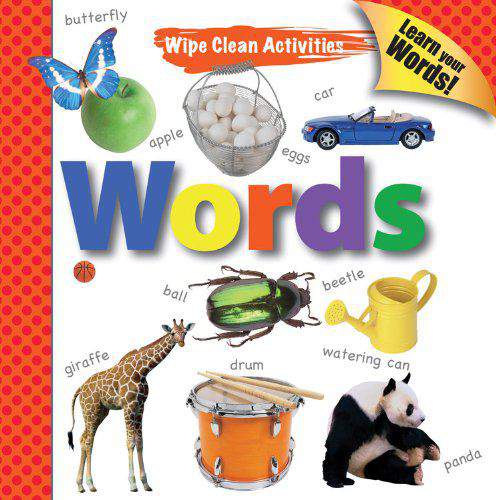 Wipe Clean Activities Words Write and Wipe Books